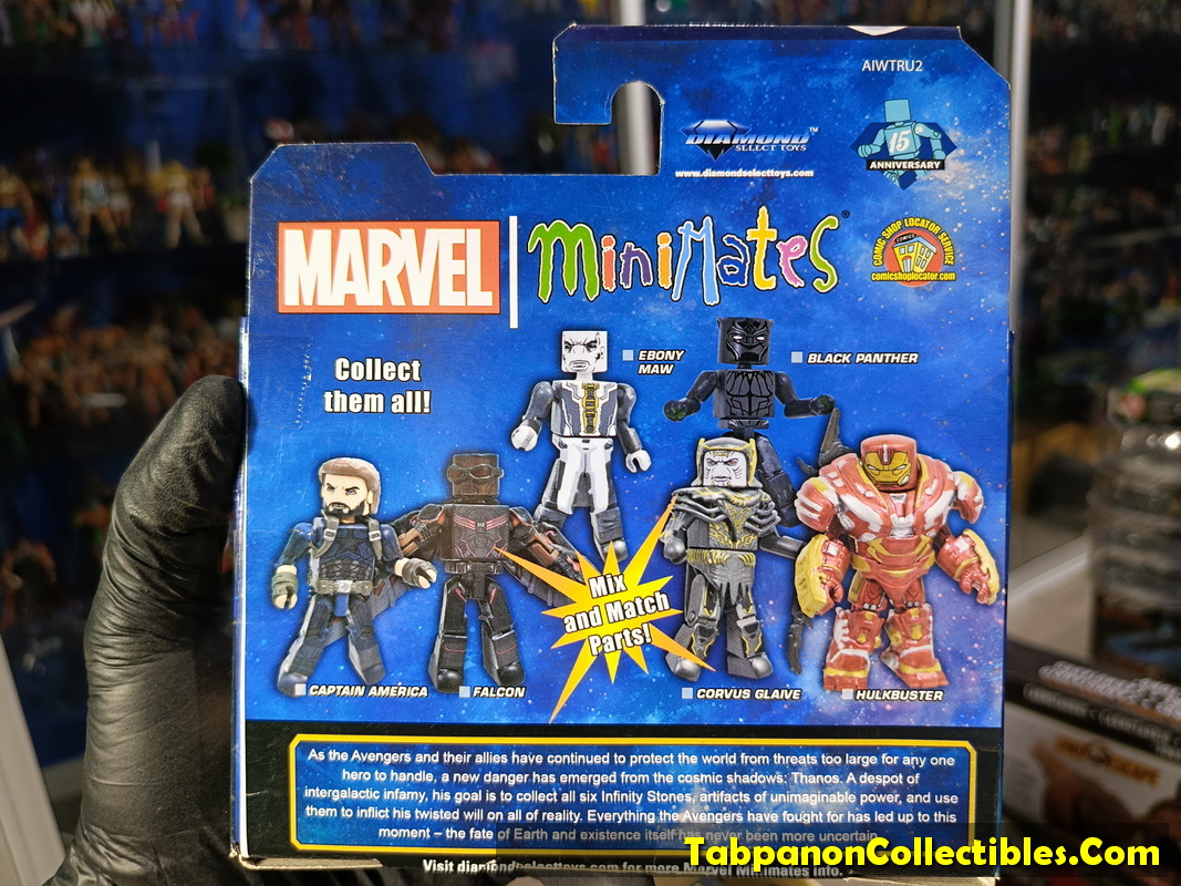 Minimates Marvel The Avengers Movie Infinity War Black Panther and Ebony Maw 2-pack
