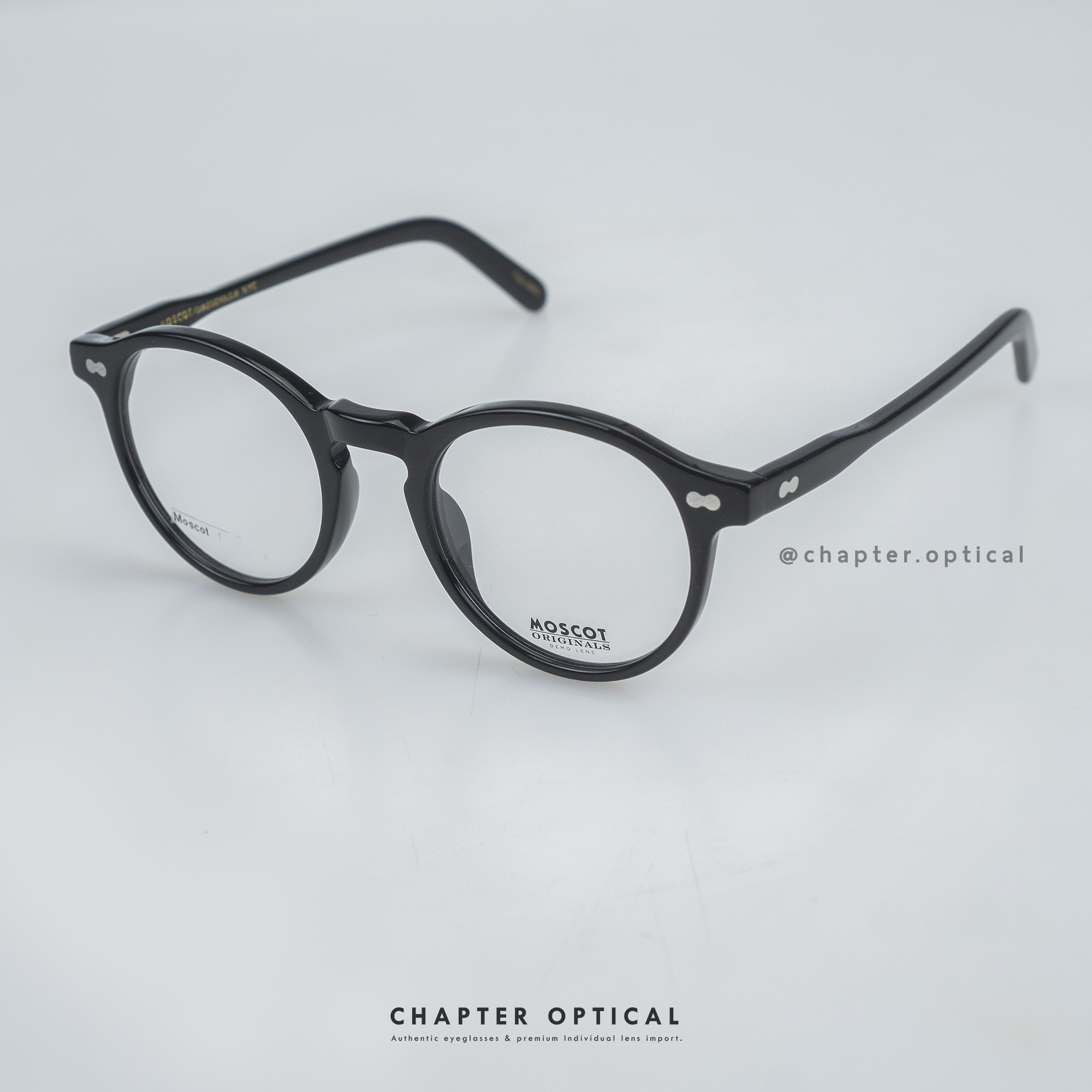 MOSCOT / originals NYC - MILTZEN col. MATTE BLACK (Size.49)