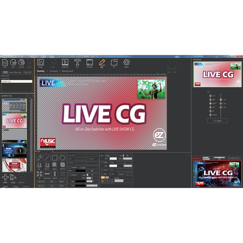 Lumantek ez-CGER mini Live HD-SDI USB Fill/Key and CG Generator with CGER Software