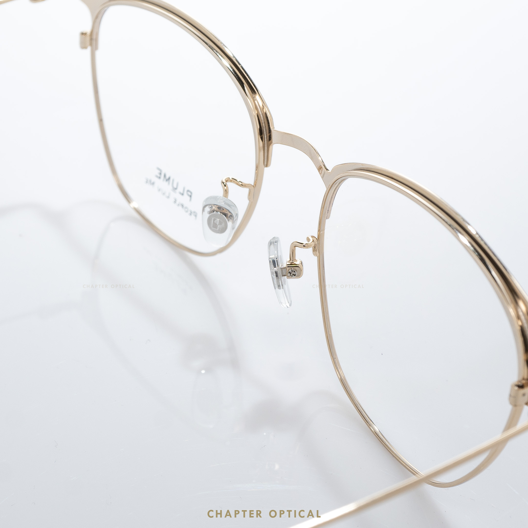 กรอบแว่นตาแบรนด์ PLUME รุ่น P-2881-C4 แบรนด์เกาหลีใต้แท้ สินค้านำเข้า