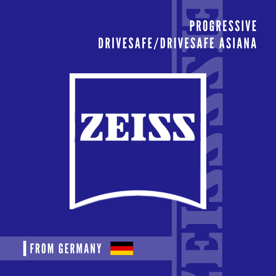 ZEISS PROGRESSIVE DRIVESAFE เลนส์โปรเกรสซีฟไซส์ คมชัดทุกระยะ ขับขี่อย่างมั่นใจ แม้แสงน้อย