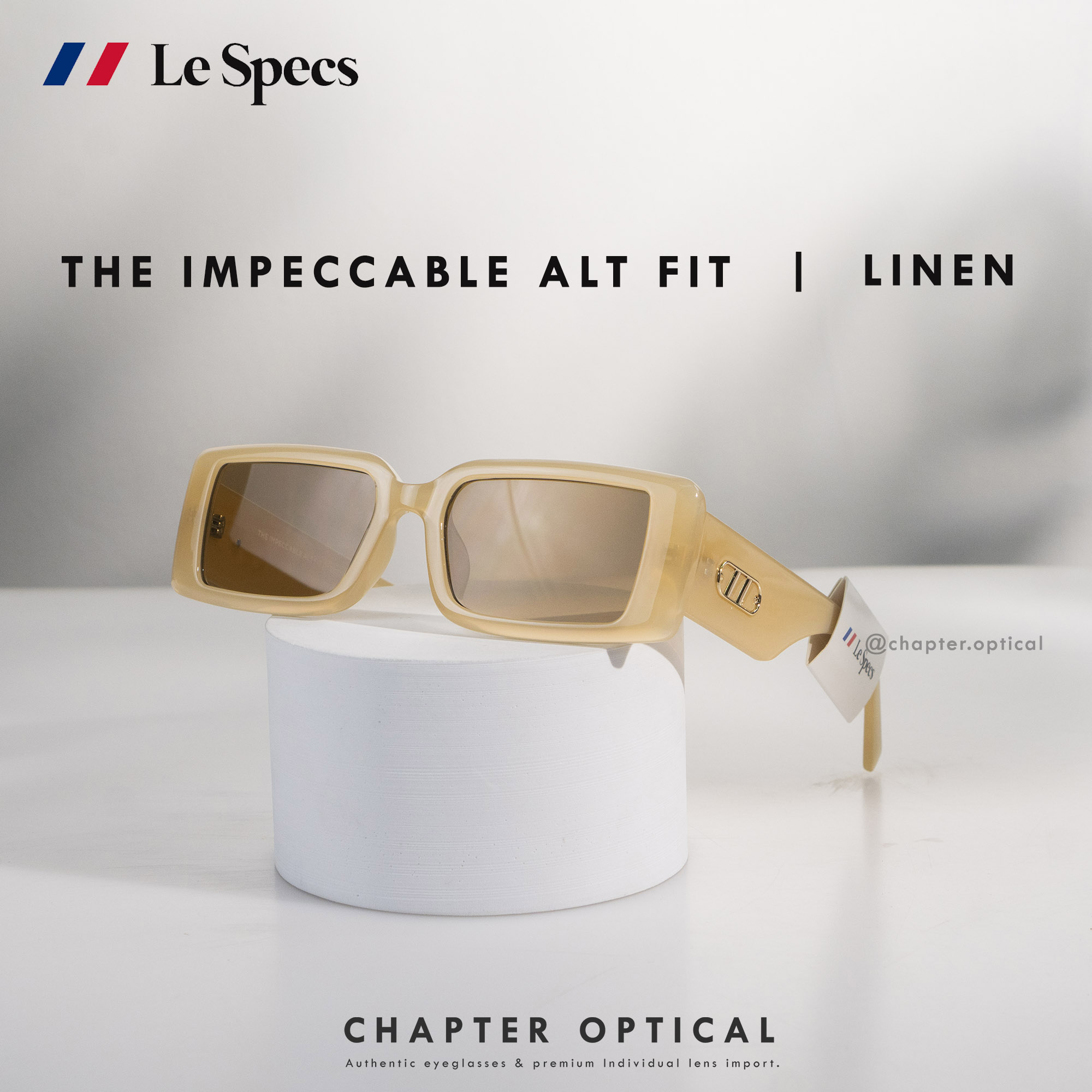 Le Specs | The Impeccable alt fit | Linen