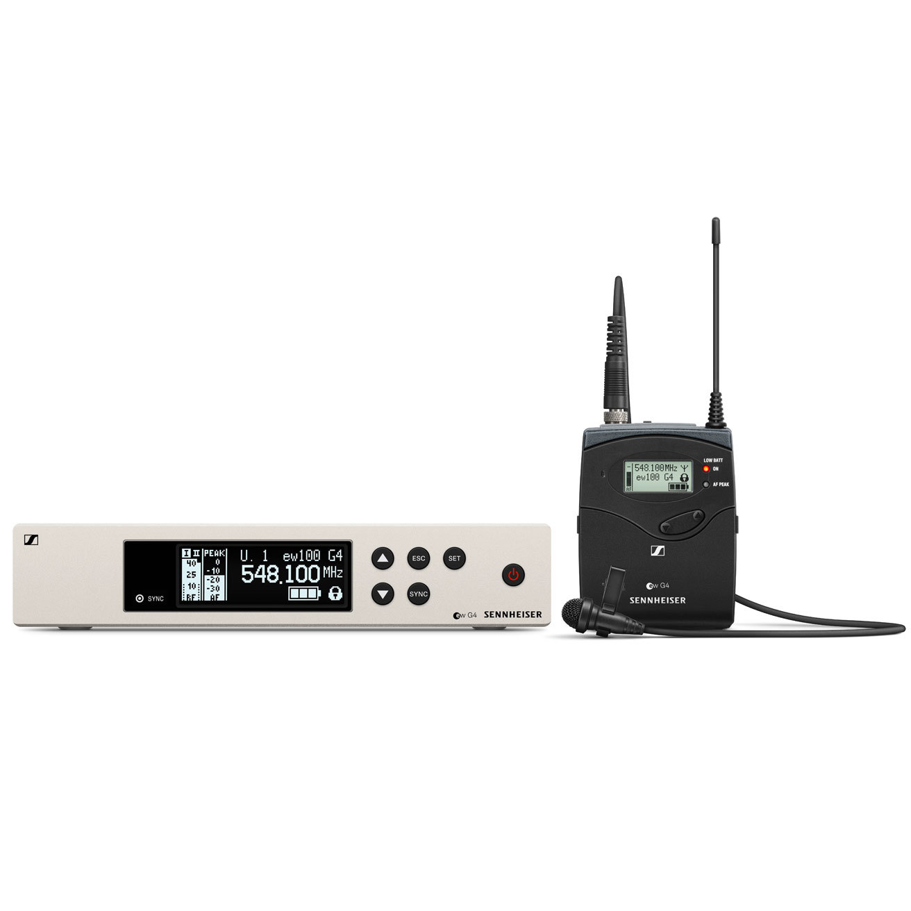 Sennheiser รุ่น EW 100 G4-ME2 wireless system for presenters and moderators