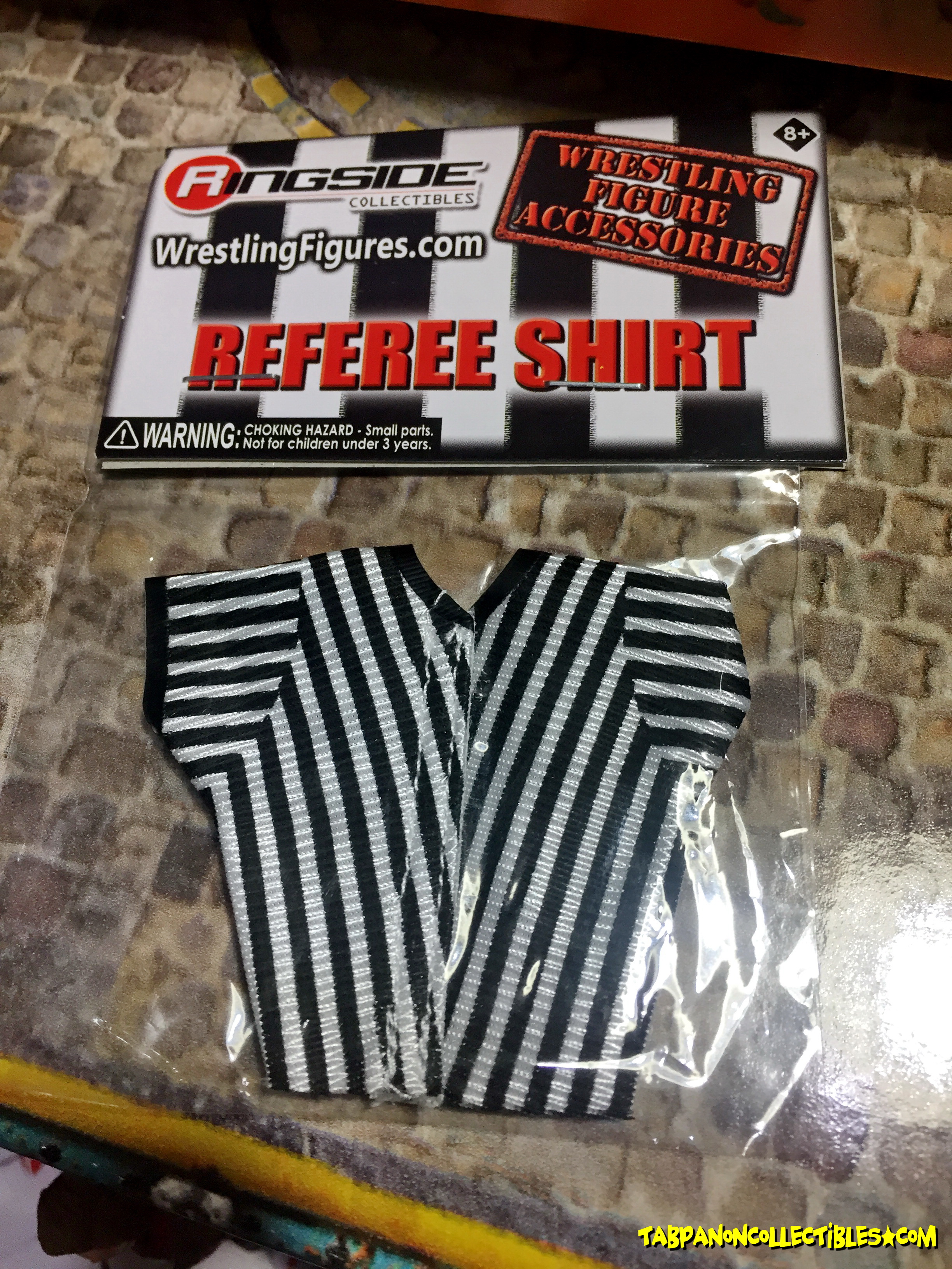 Wretling Accessories - Referee Shirt (ใส่กับบอดี้กล้ามโต/พุงใหญ่ไม่ได้)