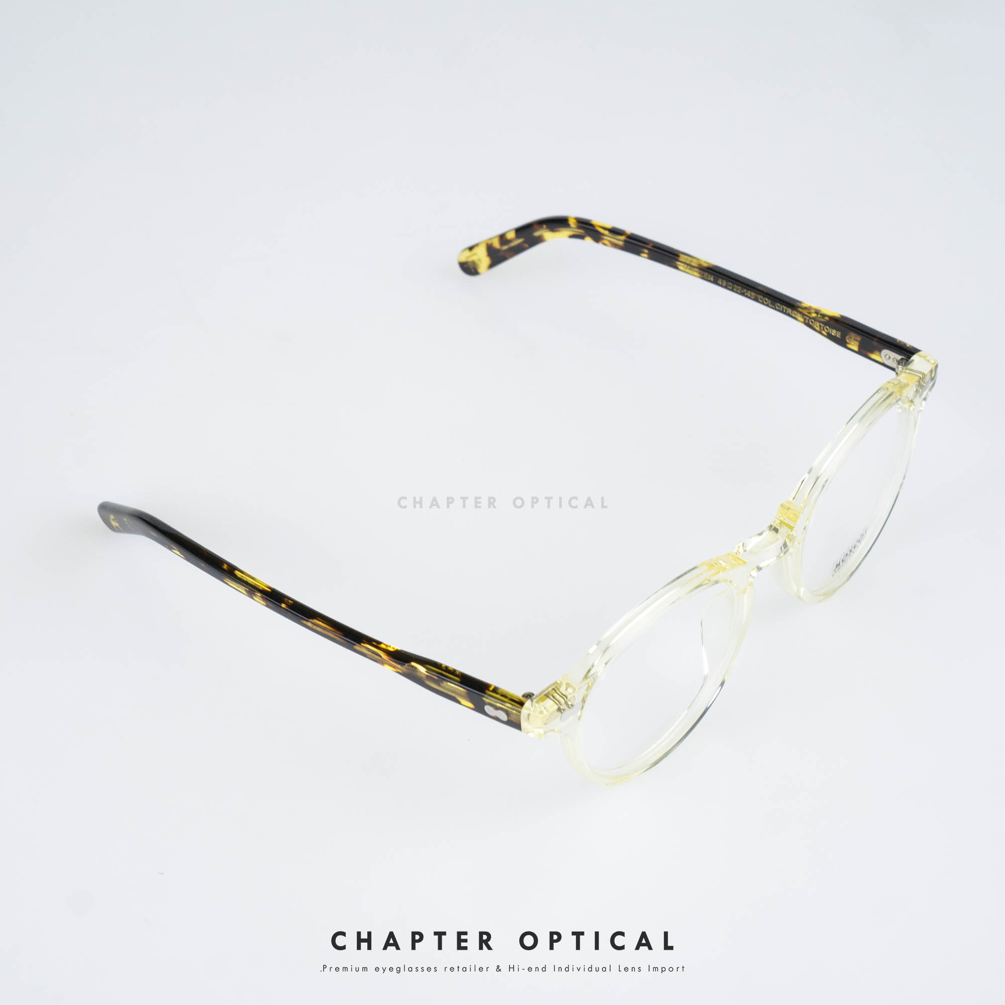 MOSCOT / originals NYC - MILTZEN col. CITRON TORTOISE Size 49