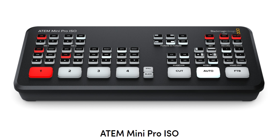 Blackmagic Switcher รุ่น ATEM Mini Pro ISO