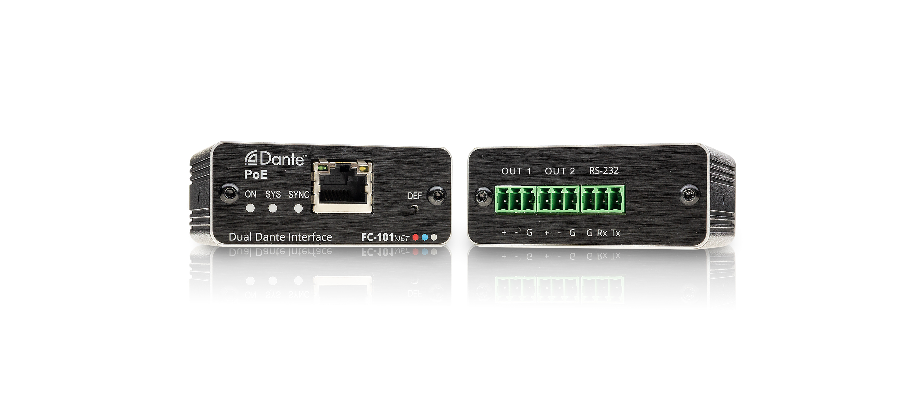 kramerav : FC-101 Net2–Channel Dante Decoder & PoE Acceptor