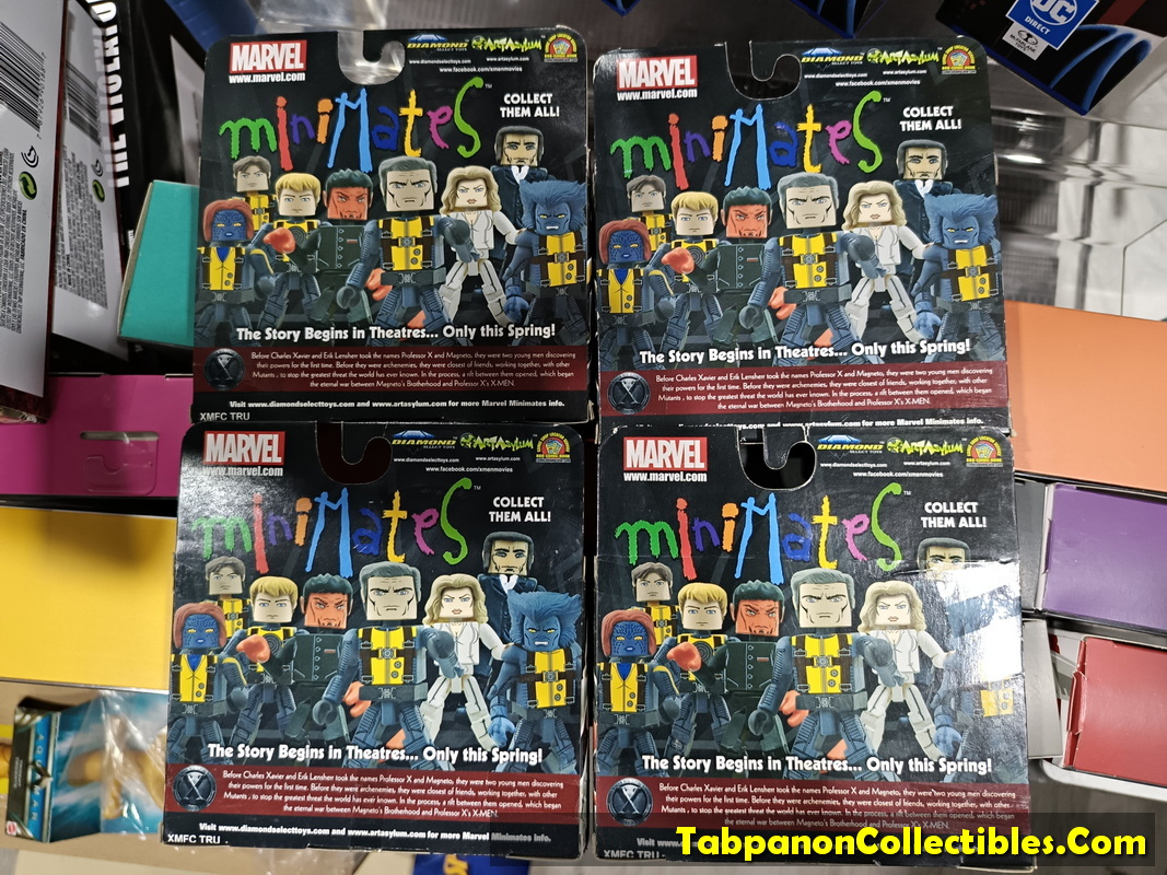 Minimates Marvel X-Men Movie First Class Set of 4 box