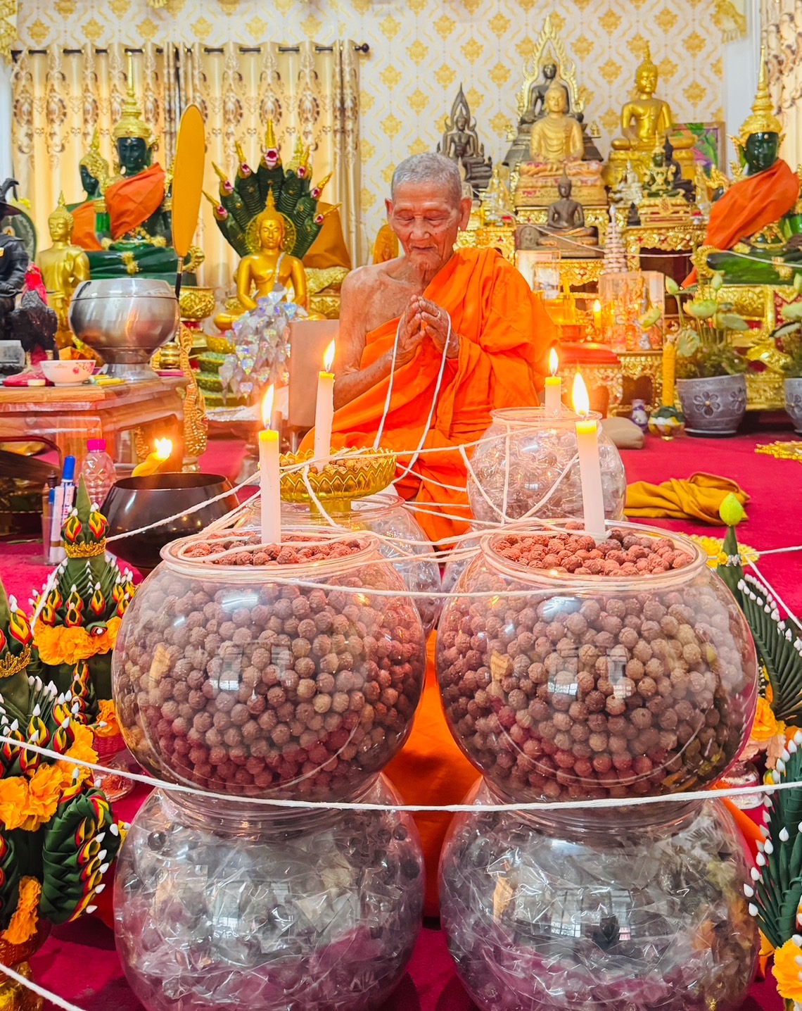 ปรอทกรอ พระราหู ทรงครุฑ รุ่น ๓ เนื้อทองปลาไหล หลวงปู่จันทร์ วัดซับน้อย จ.เพชรบูรณ์