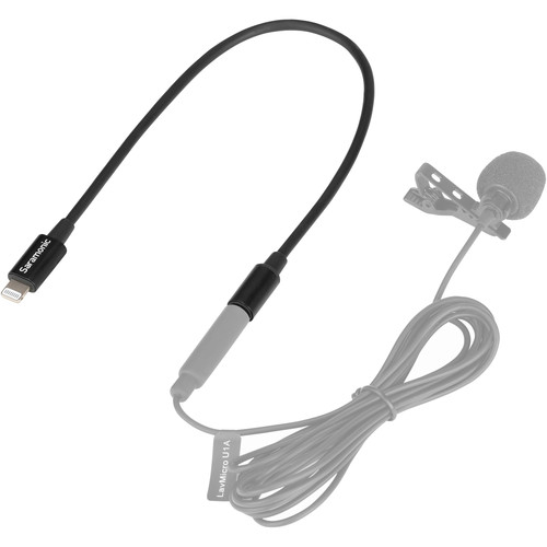Saramonic SR-C2000 Lightning male jack 3.5mm male TRS adapter 22.8 cm.