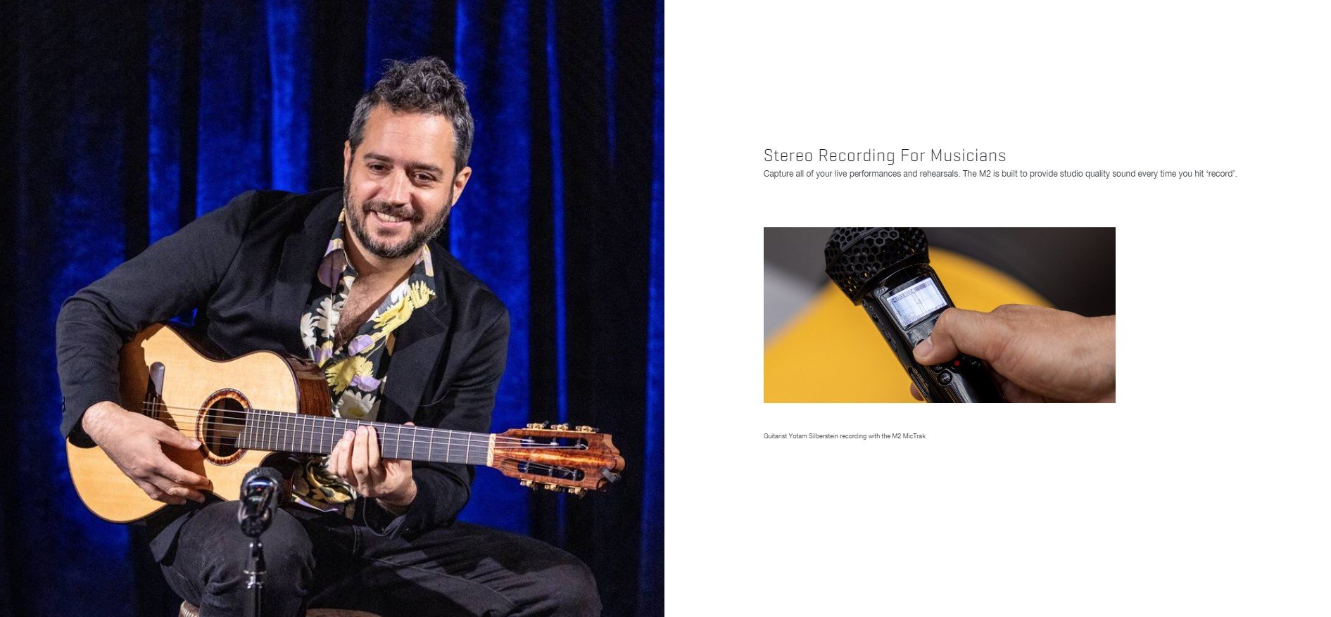 Zoom M2 MicTrak Stereo Microphone and Recorder (ประกันศูนย์)