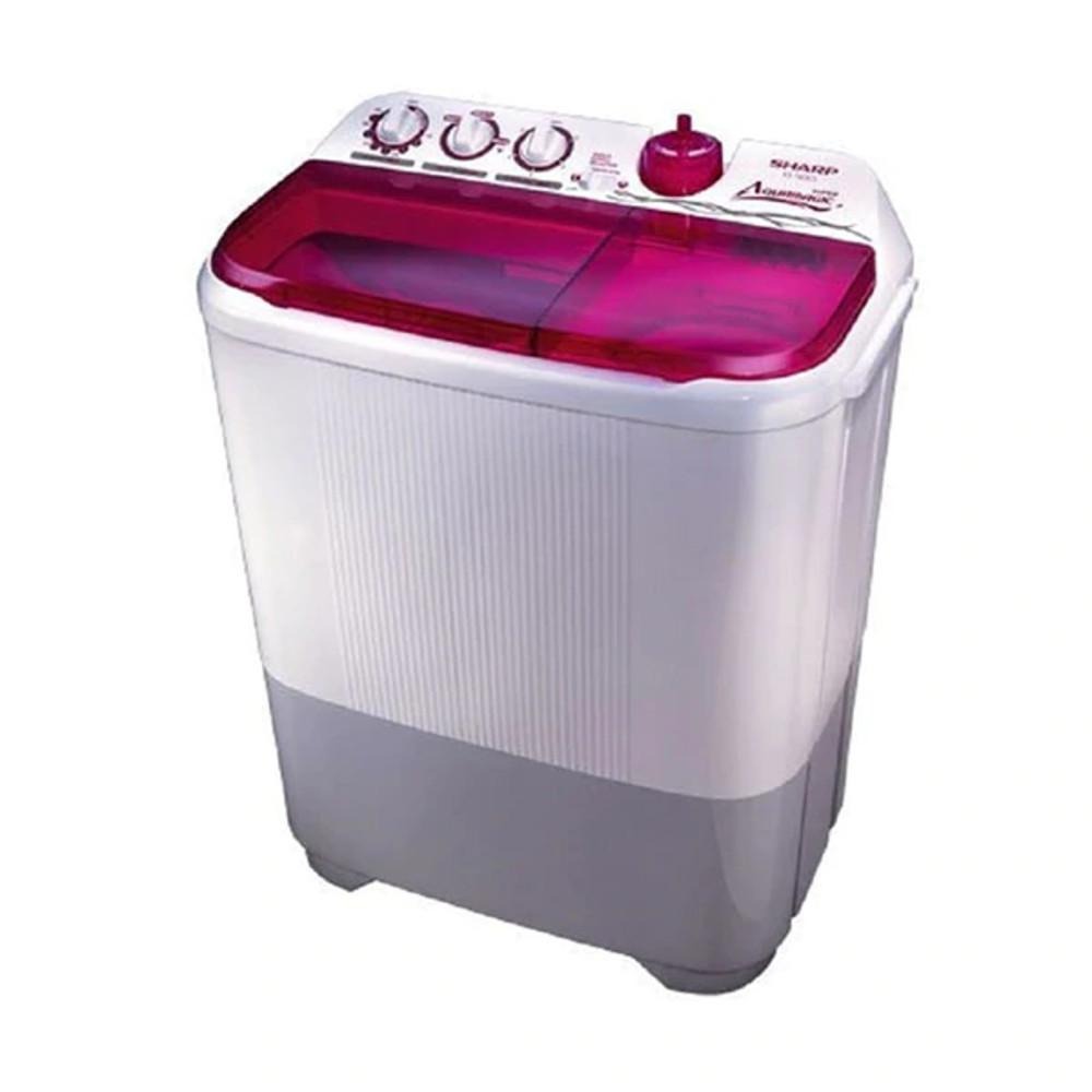 เครื่องซักผ้า Sharp 2 ถัง 10 Kg. รุ่น ES-TD10D-P