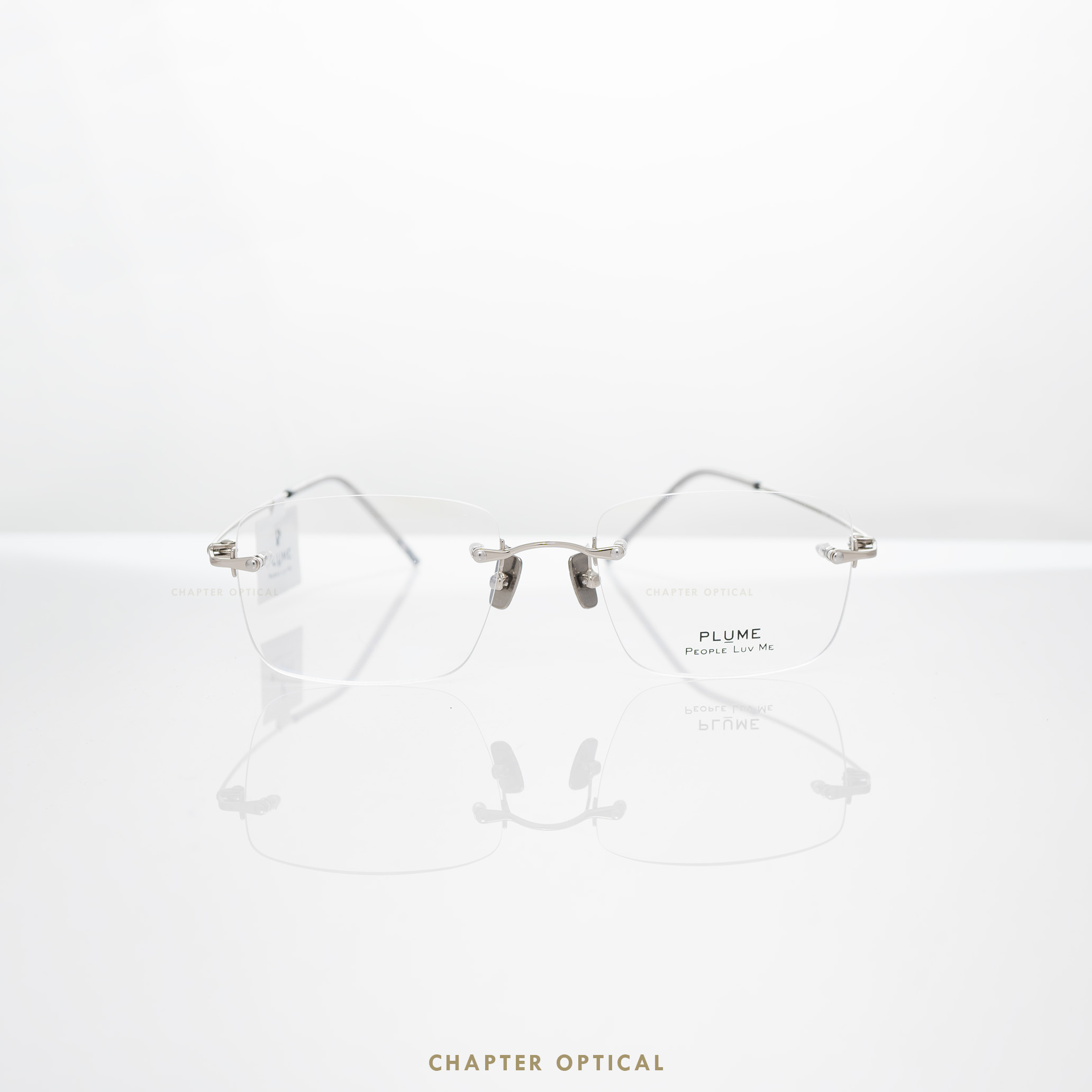 กรอบแว่นตาแบรนด์ PLUME รุ่น P-2977-C2 แบรนด์เกาหลีใต้แท้ สินค้านำเข้า