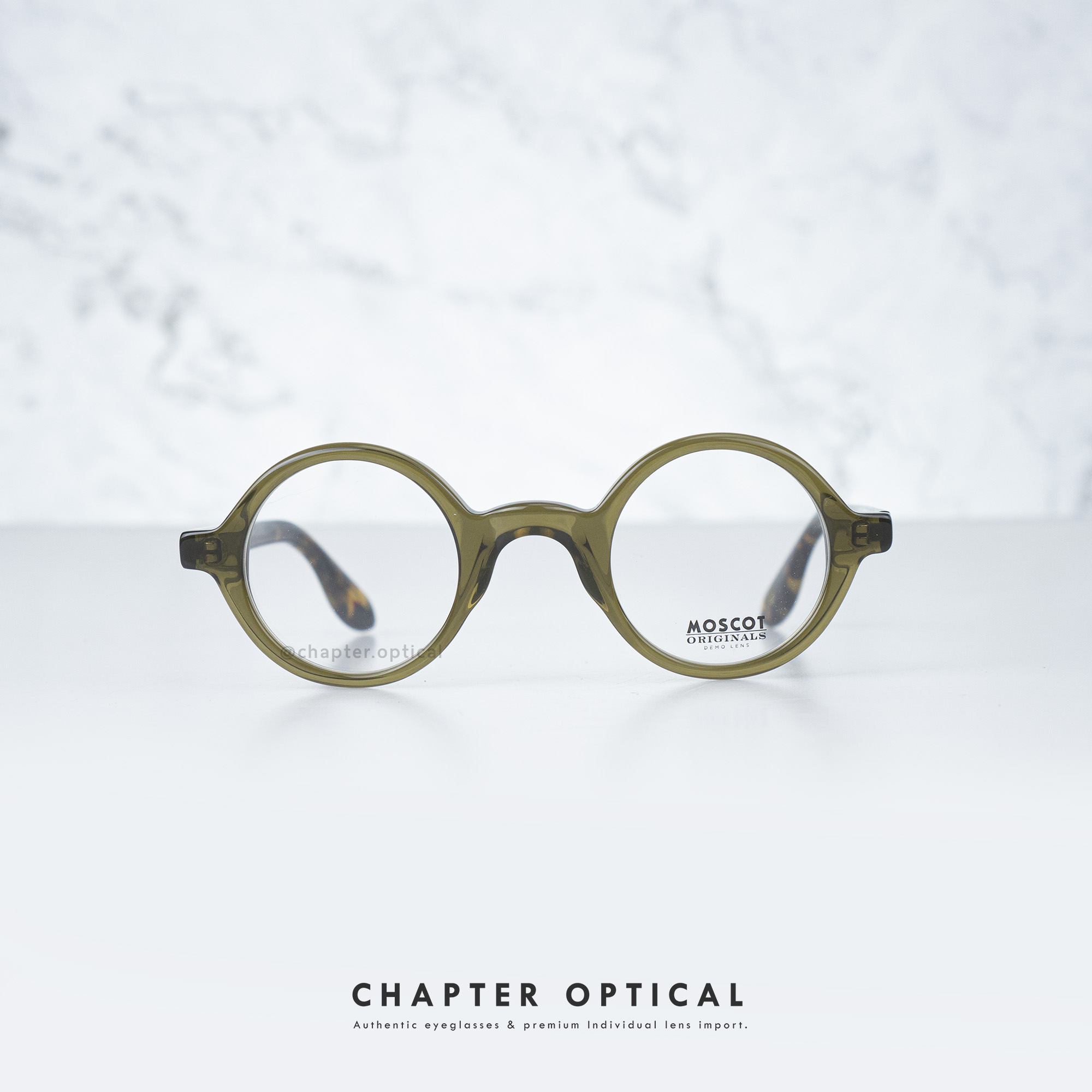 กรอบแว่น MOSCOT รุ่น ZOLMAN สี.OLIVE/TORTOISE
