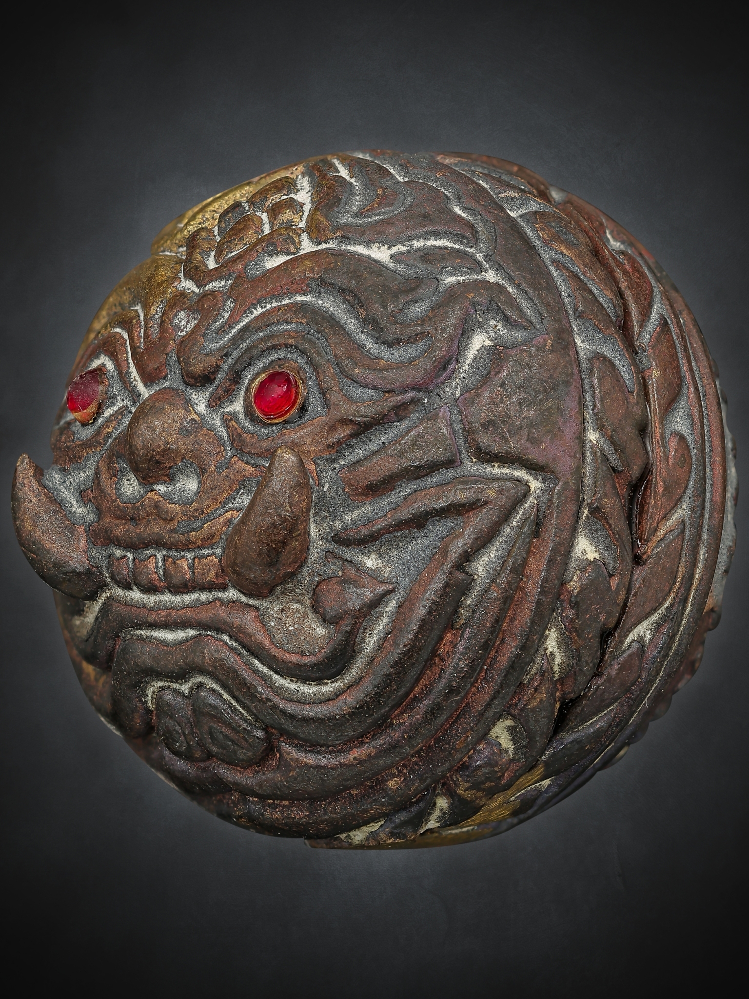 ✦ปรอทกรอ พระราหู รุ่น๒✦ ✅โคตรเศรษฐีนะจังงัง✅ ❊เนื้อทองเทวฤทธิ์ (ตาแดง จ่าฝูง)❊ ⚡หลวงปู่จันทร์ พระผู้เฒ่าปากพระร่วง⚡