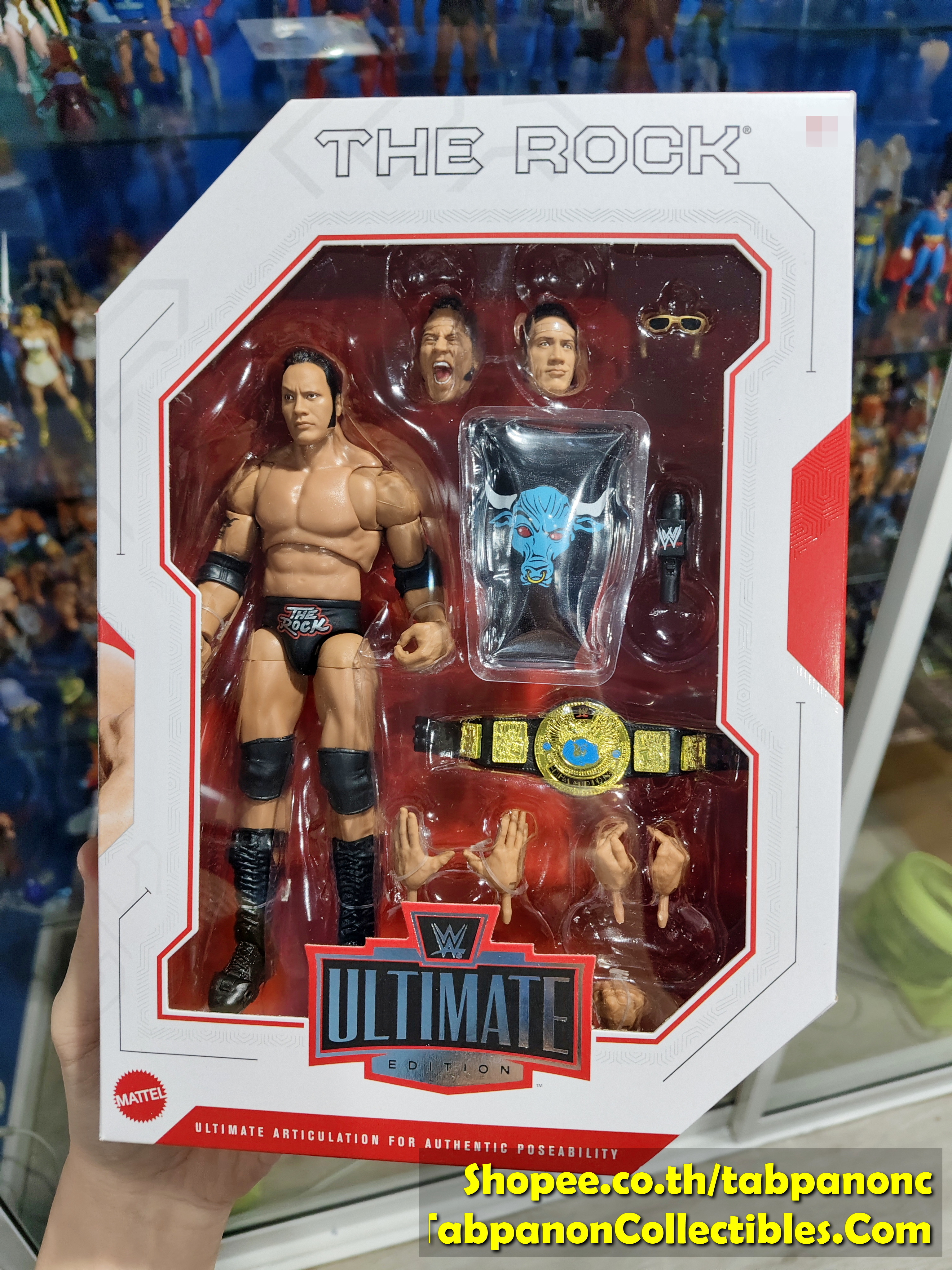[2024.08] WWE Ultimate Edition Greatest Hits 2024 Wave 2 The Rock Action Figure