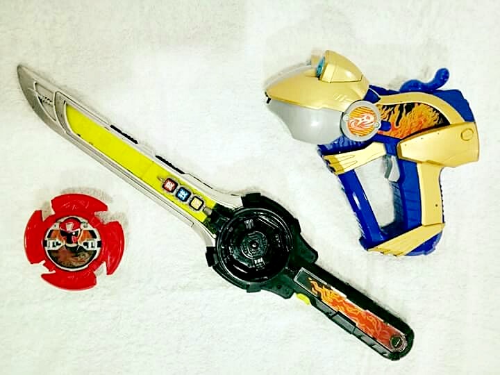 DX Shinobikatana & Gama Gama Gun ดาบแปลงร่างและปืน ขบวนการนินจา นินนินเจอร์ ของแท้จากญี่ปุ่น