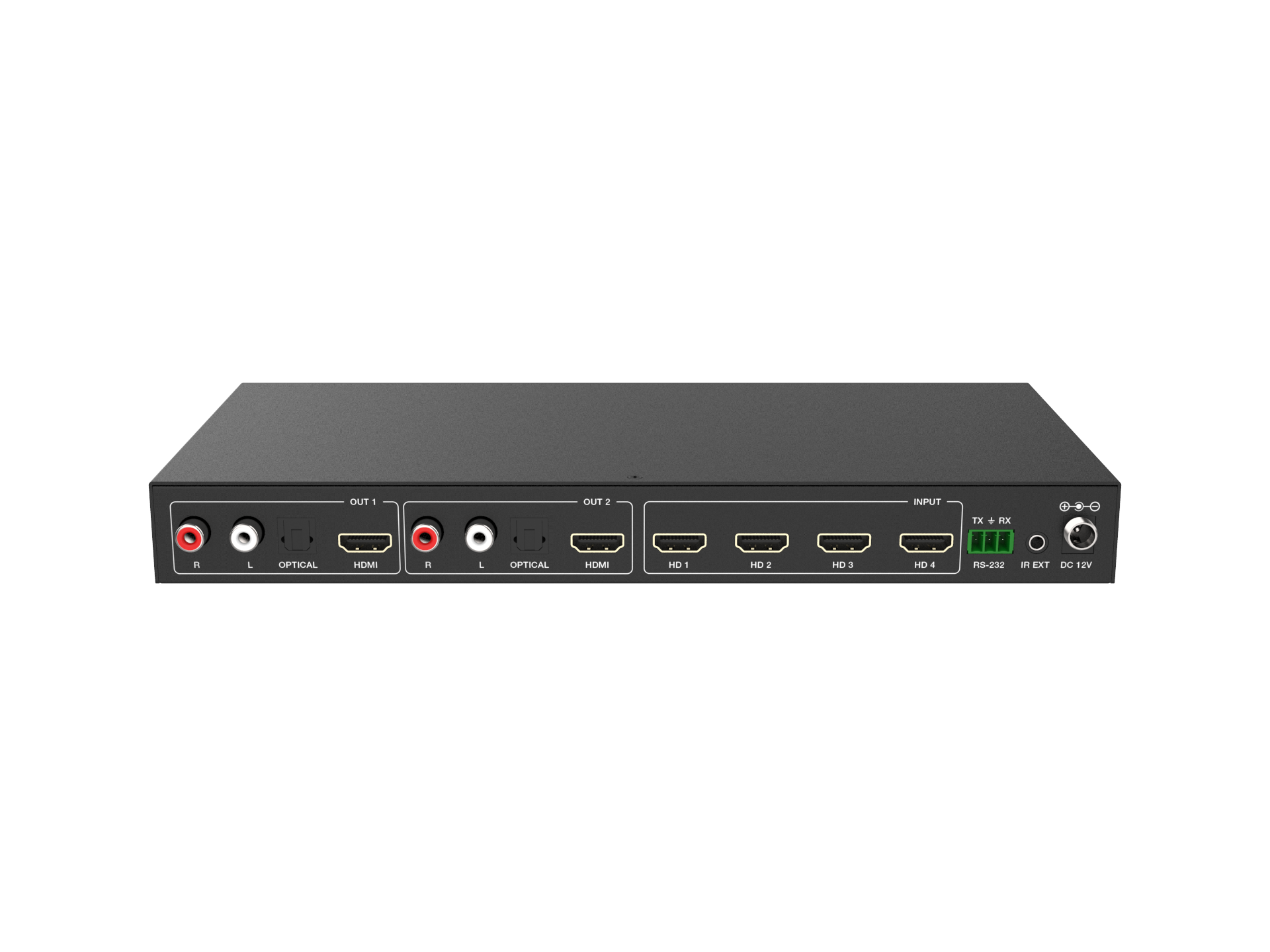 SW-42-MV - VAVE 18 Gbps 4×2 HDMI Seamless Video Matrix /w Multiviewer