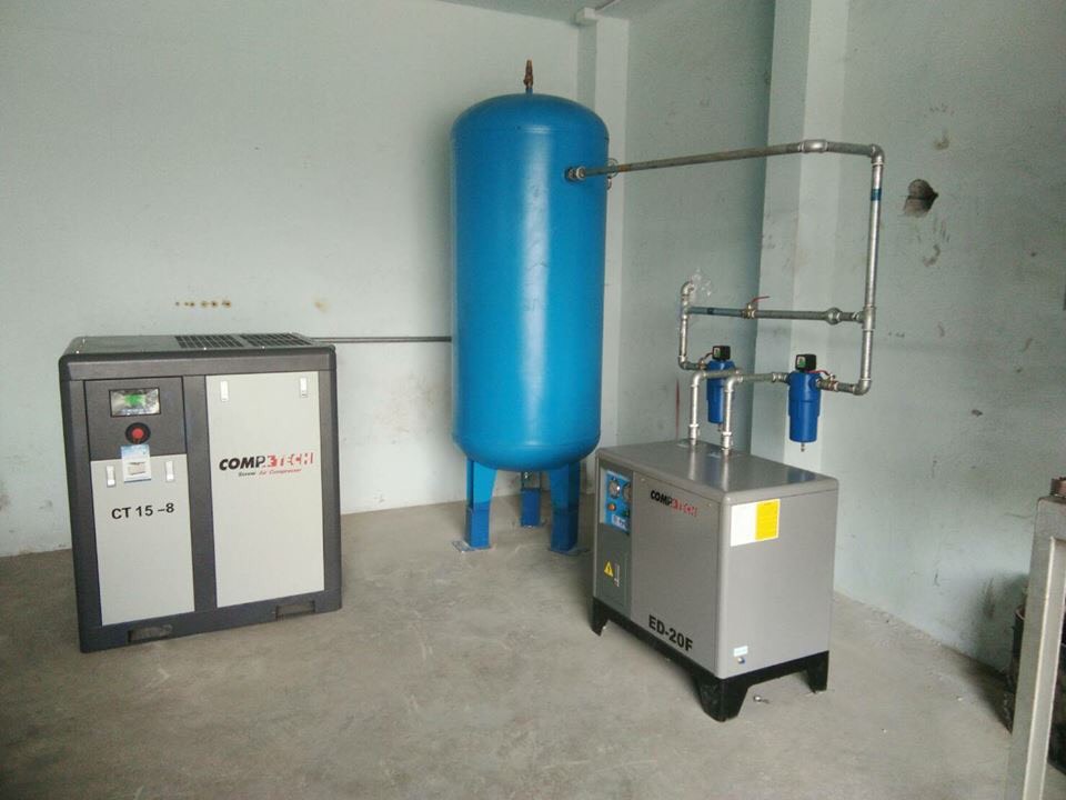 ปั๊มลมสกรู COMPTECH 20HP Model : CT-20-8 20HP