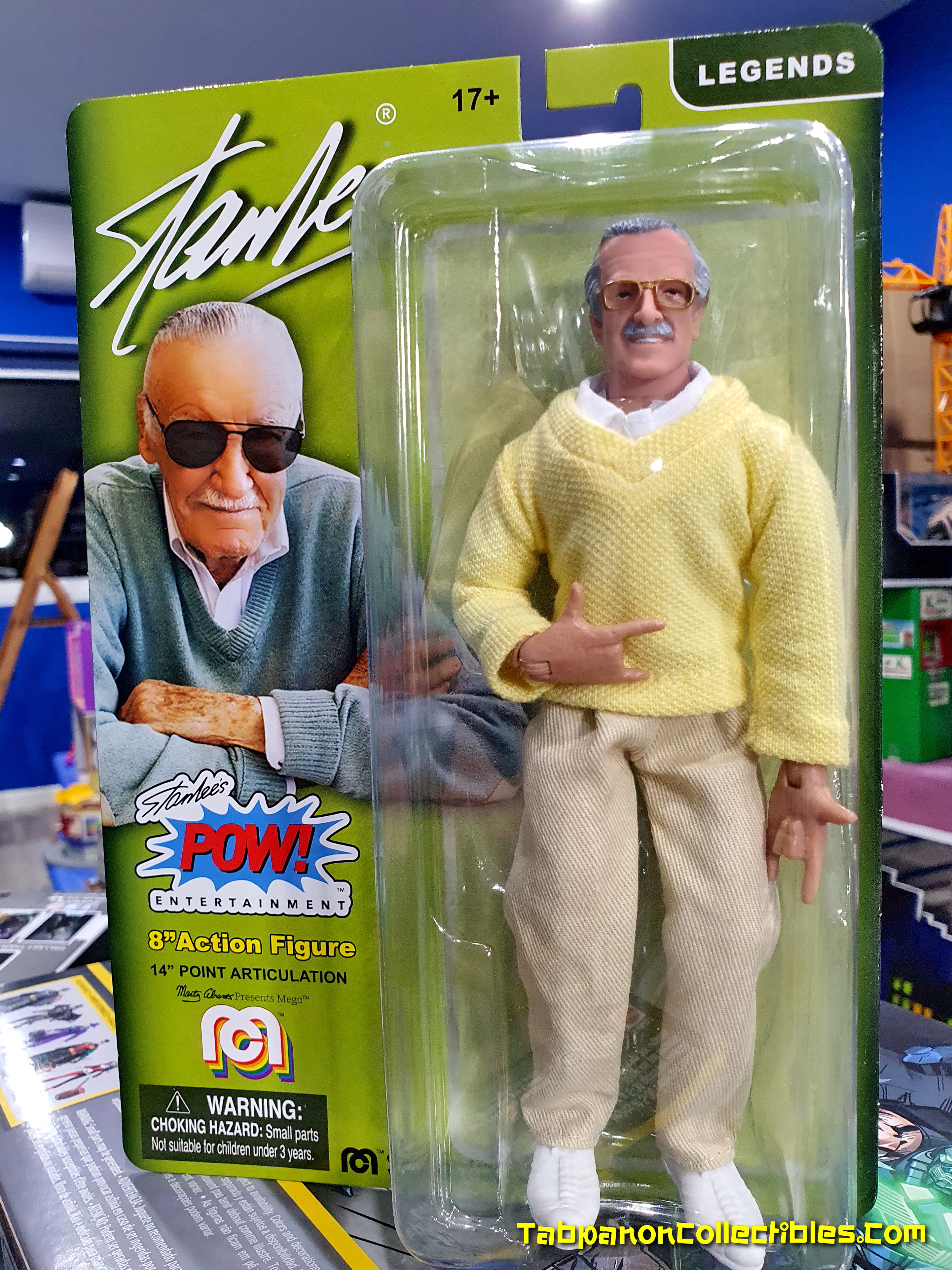 [2021.04] Mego Stan Lee Web Hands 8-Inch Retro Figure