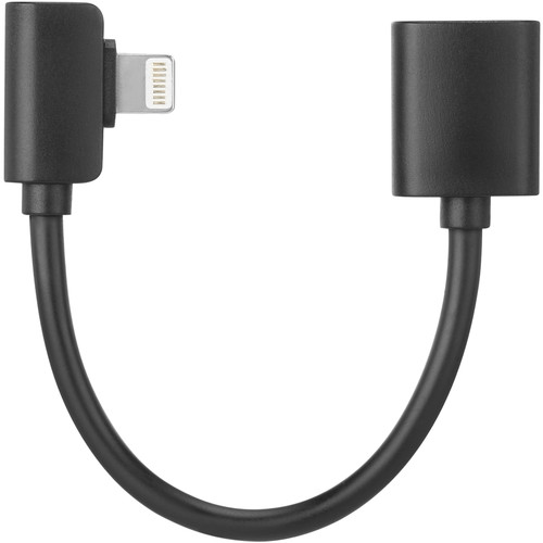 Saramonic SR-DITC80 Lightning Female Microphone Adapter Cable to Lightning Male with 90 degree for iPhone, iPad