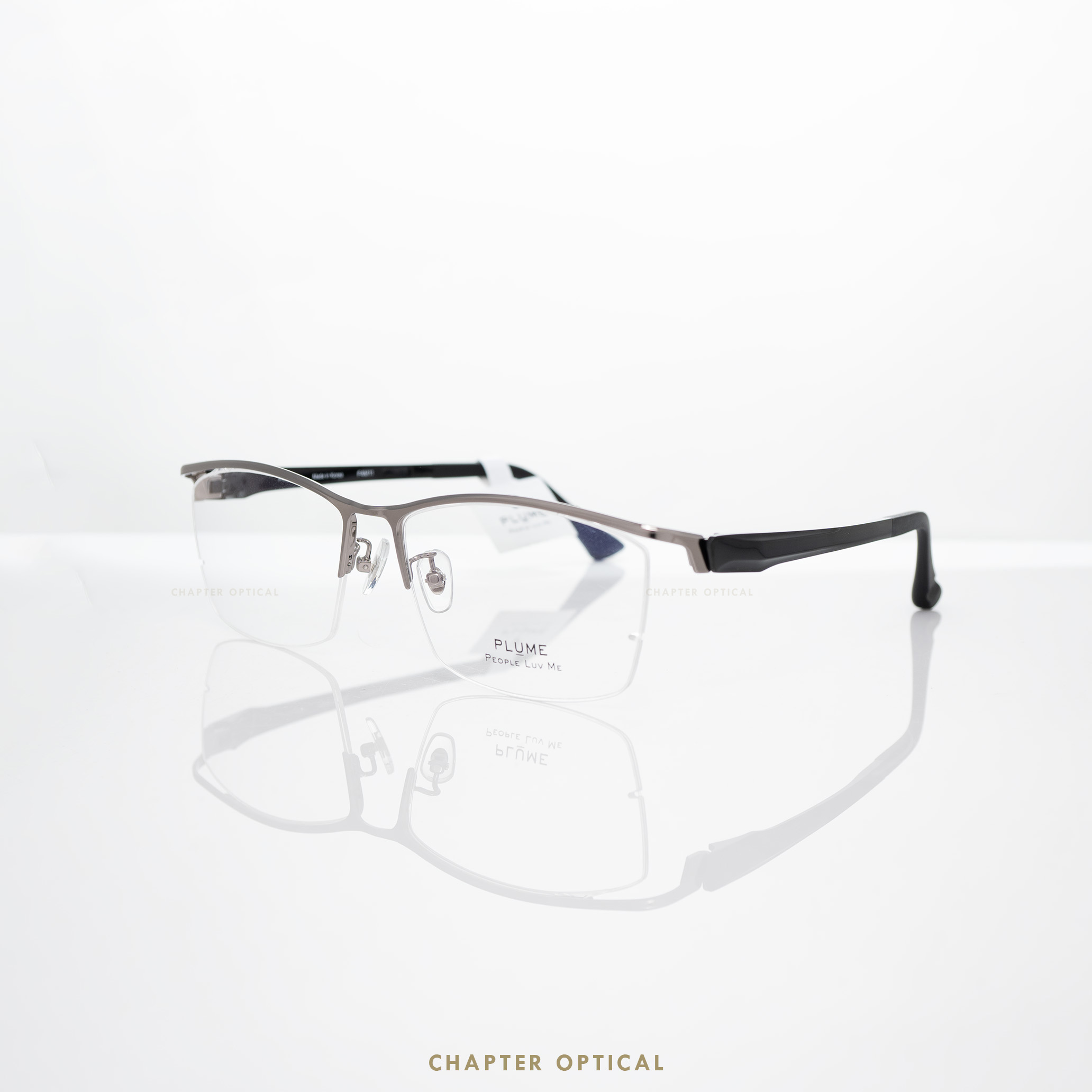 กรอบแว่นตาแบรนด์ PLUME รุ่น P-2769-C1 แบรนด์เกาหลีใต้แท้ สินค้านำเข้า