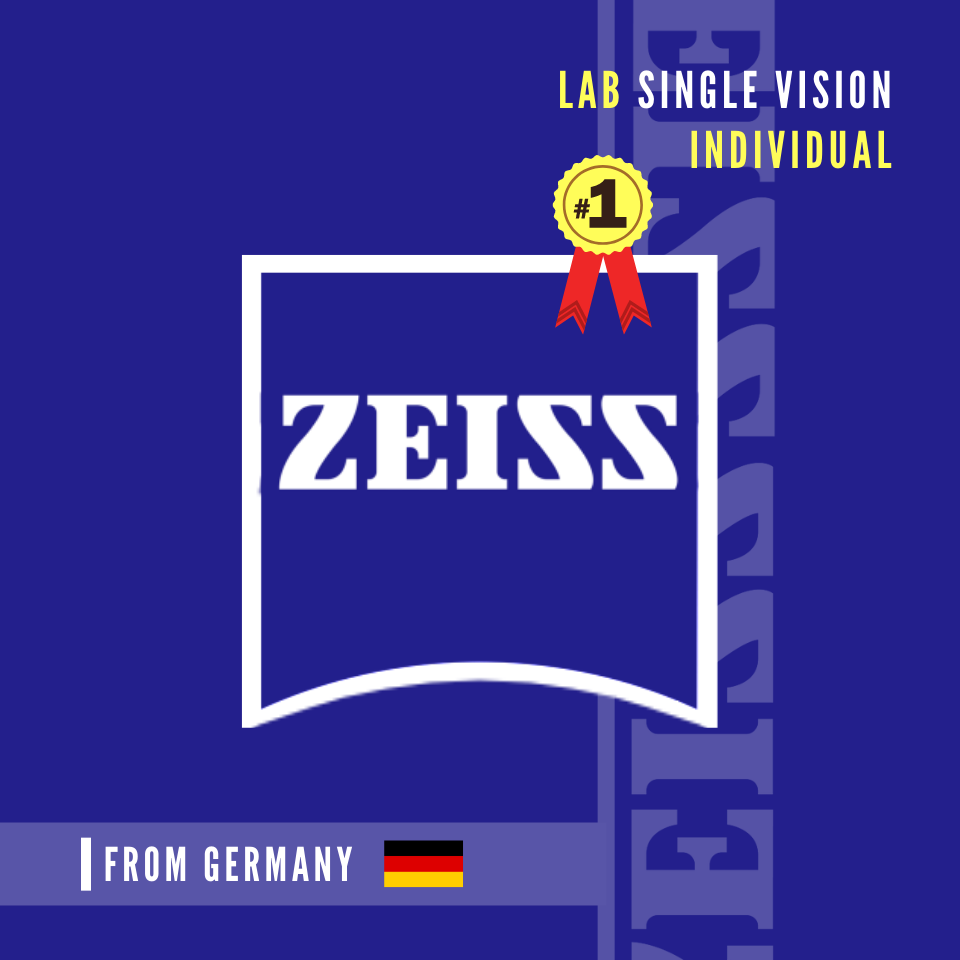 ZEISS CUSTOMIZED FREEFORM INDIVIDUAL Lab เลนส์สายตาไซส์ เฉพาะบุคคล มุมมองที่หนือกว่า คมชัดท่วงท่า (สั่งขัด)