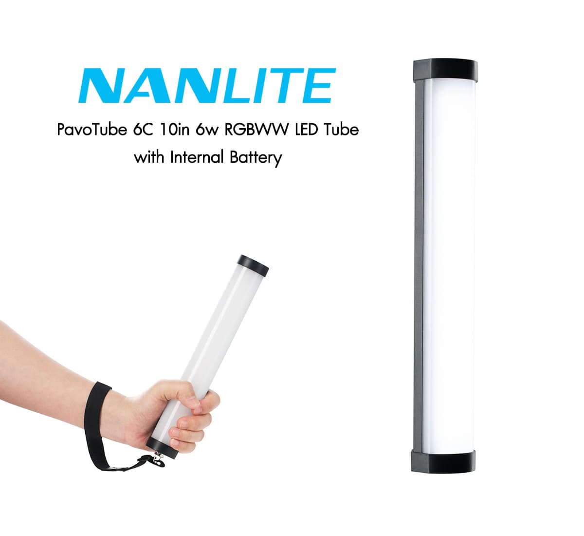 Nanlite PavoTube 6C 10in 6w RGBWW LED Tube with Internal Battery รับประกันศูนย์ไทย