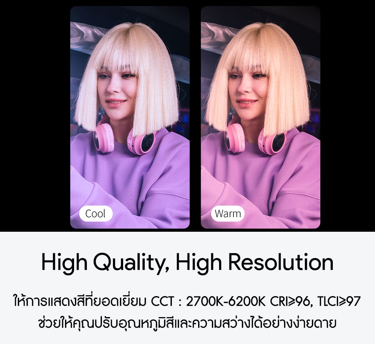 Zhiyun Molus รุ่น G60 ไฟสตูดิโอต่อเนื่องขนาดเล็กพกพาสะดวก | รับประกันศูนย์ไทย