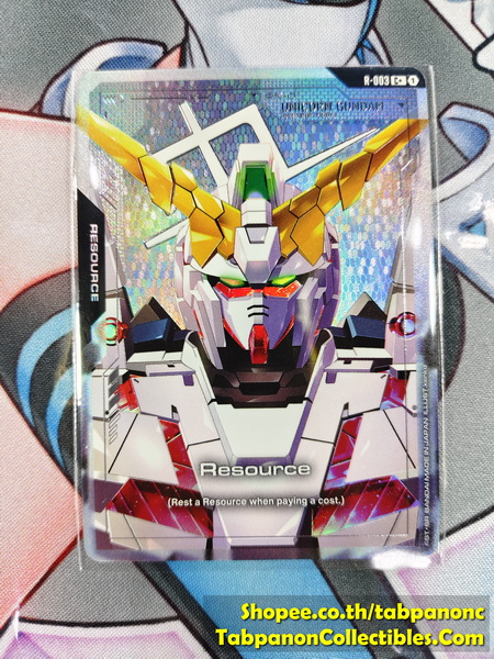 Gundam Card Game Eng R003 C+ Resource Unicorn Gundam