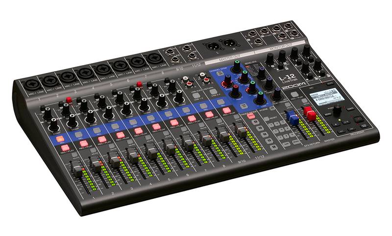 Zoom Live Track L12 - Mixing Console , Audio interface และ Digital recorder อยู่ในเครื่องเดียว