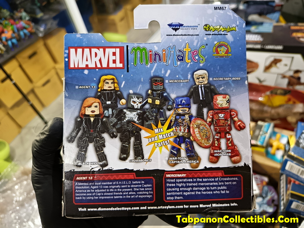 Minimates Marvel Wave 67 Civil War Agent 13 and Mercenary 2-pack