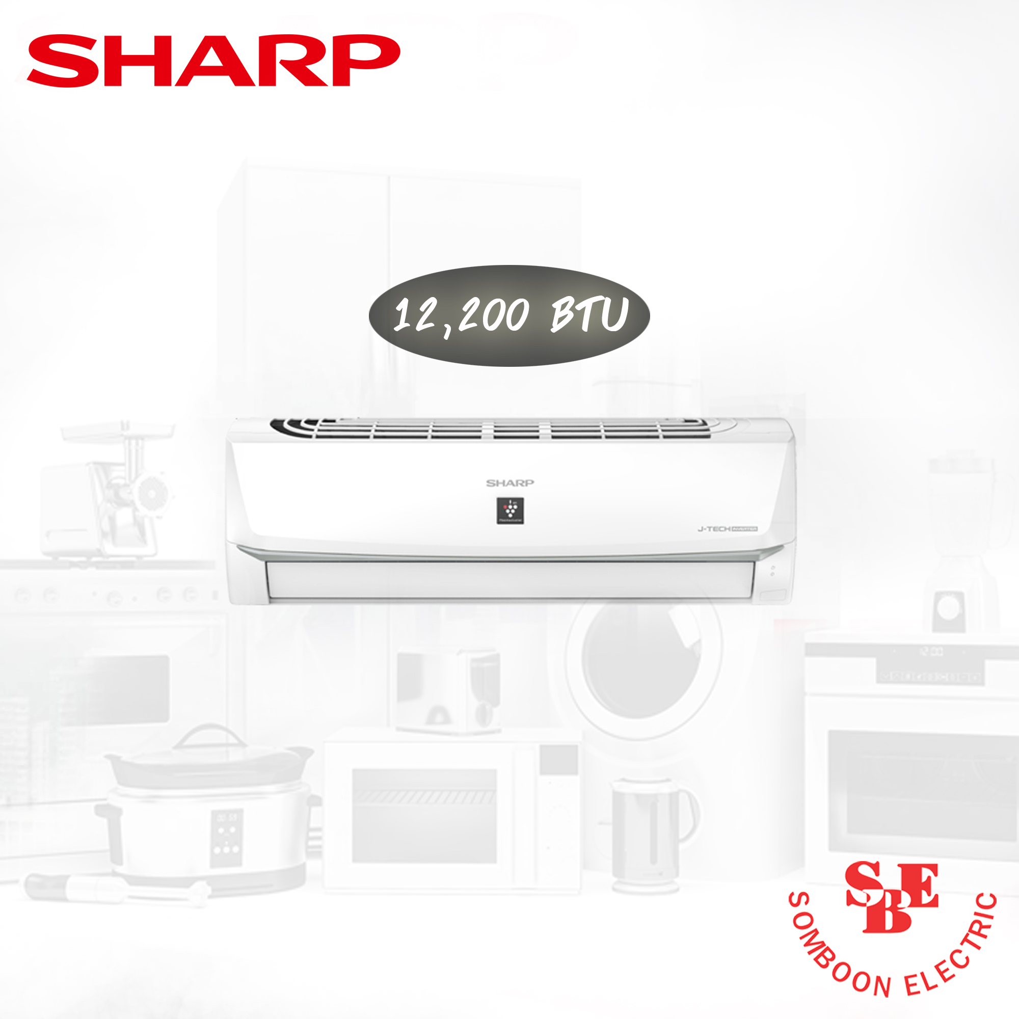 แอร์ Sharp 12200 BTU Plasmacluster Inverter รุ่น AH-X13BB
