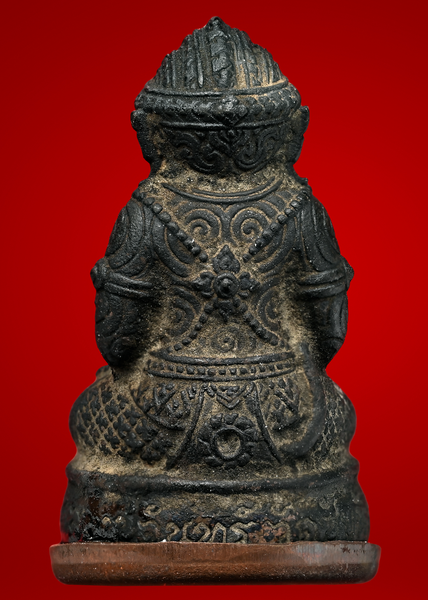 หนุมานนิ้วเพชร มนต์จินดามณี เนื้อเหล็กน้ำพี้ (รุ่นสร้างกุฏิ) หลวงปู่จันทร์ วัดซับน้อย