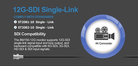 Lilliput BM230-12G - 23" 4K HDMI 2.0 / 12G-SDI monitor