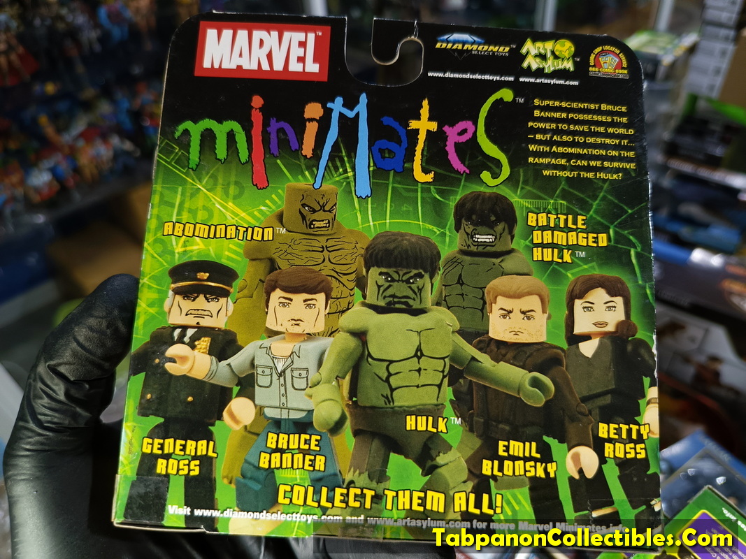 Minimates Marvel Incredible Hulk Movie Battle Damaged Hulk and General Ross 2-Pack