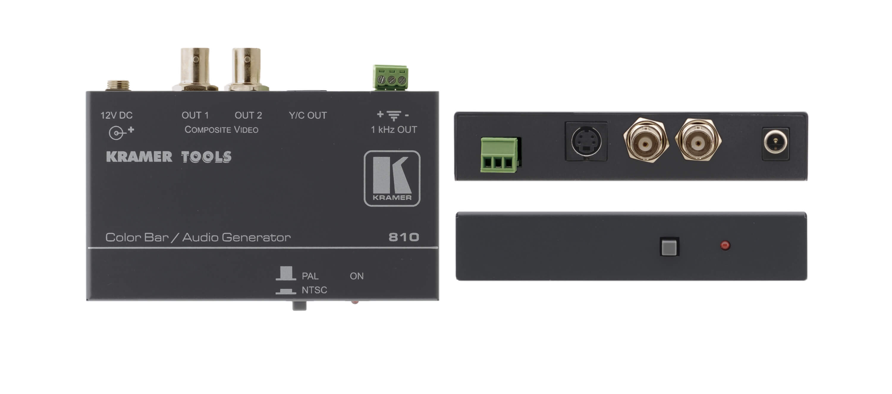 kramerav : 810Composite Video & s–Video Color Bar/Audio Tone Generator