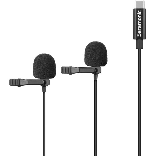 Saramonic LavMicro U3C 6m Lavalier Dual Microphone with Detachable Lightning Connectorfor Type C