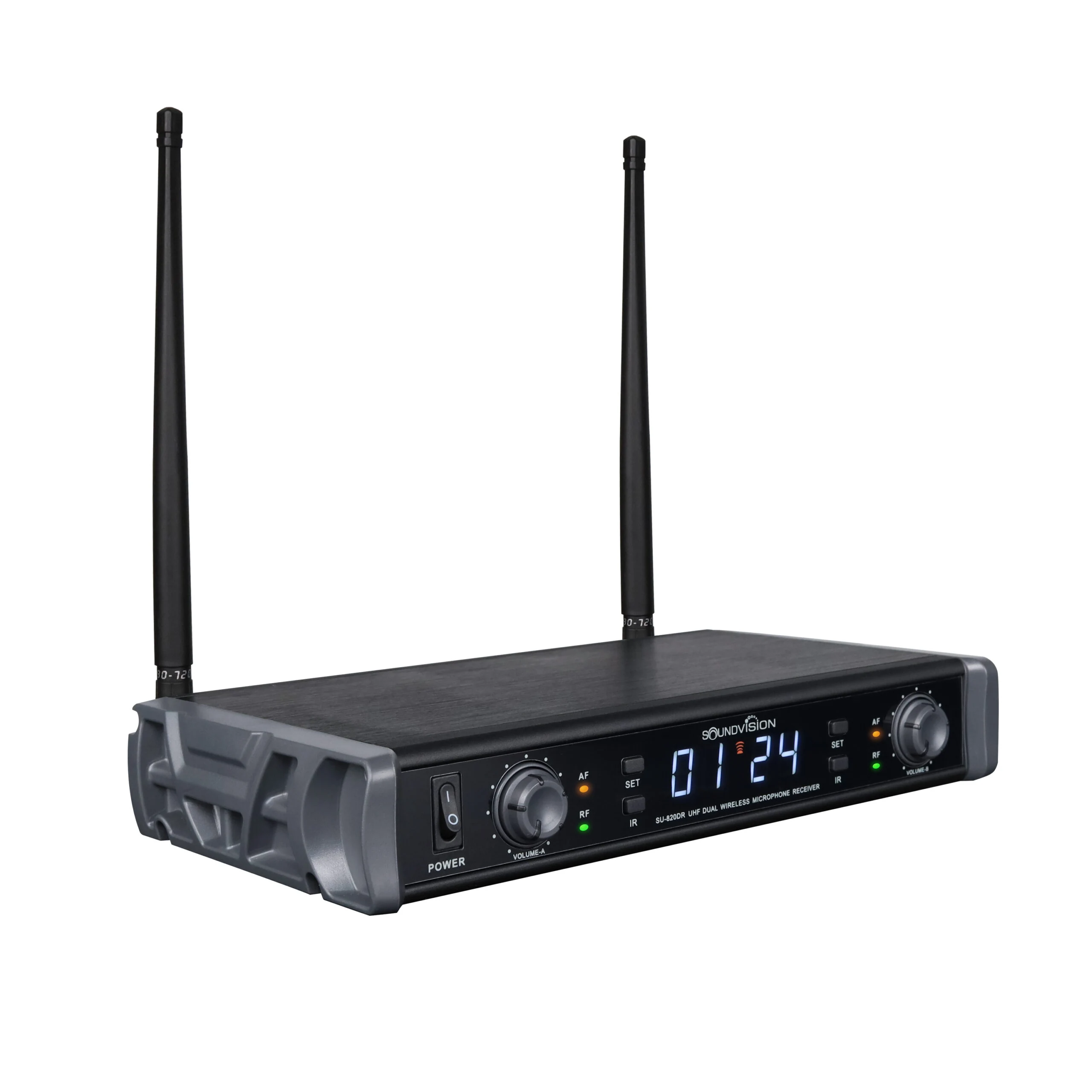 SOUNDVISION SU-820D/HT ไมค์ลอย มือถือคู่ ย่าน UHF คลื่นความถี่ 697.3 – 702.7 MHz