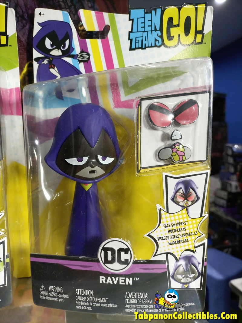 [2018.05] Mattel Teen Titans Go! The Movie Face Swap Set of 4 Figurs (Robin, Starfire, Beast Boy, Raven)