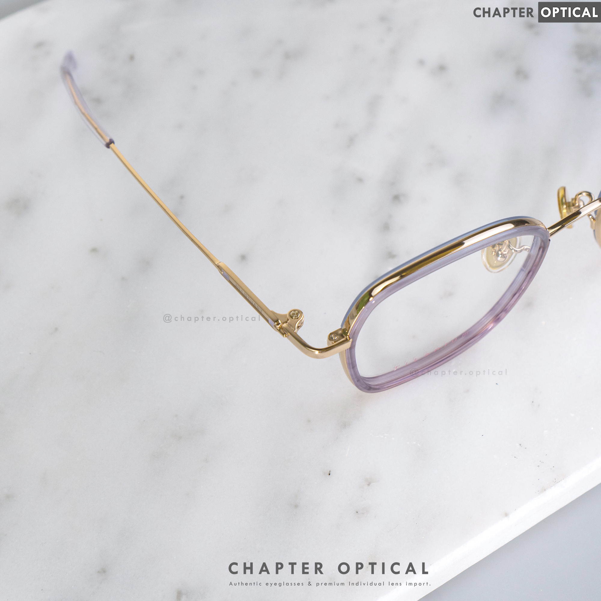 กรอบแว่นตา JILLSTUART รุ่น Lean (JS80013-C02) Titanium