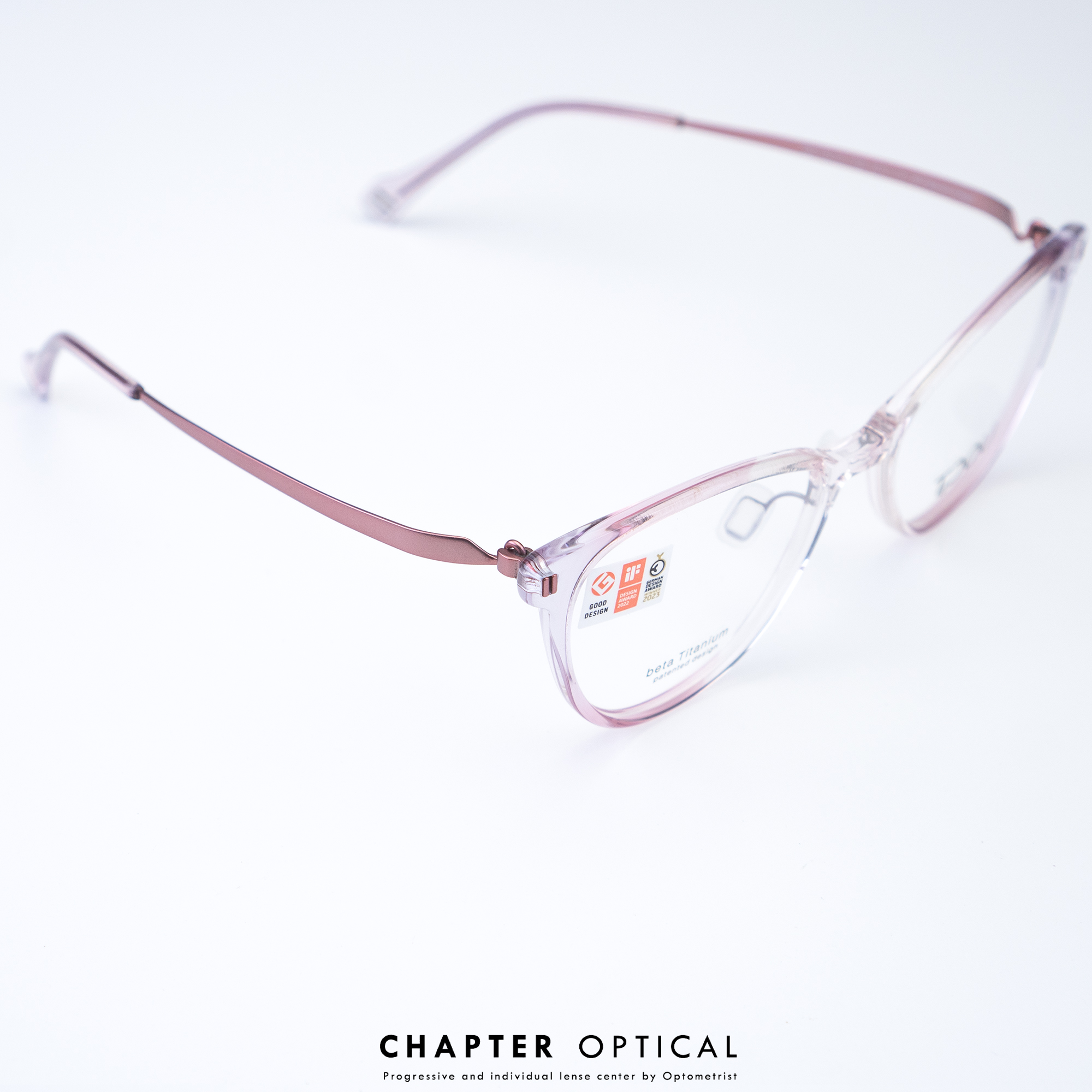 กรอบแว่น TiDOU | รุ่น TP26 รหัสสี 02 ไทเทเนี่ยมญี่ปุ่น แว่นไร้สกู Screwless น้ำหนักเบา