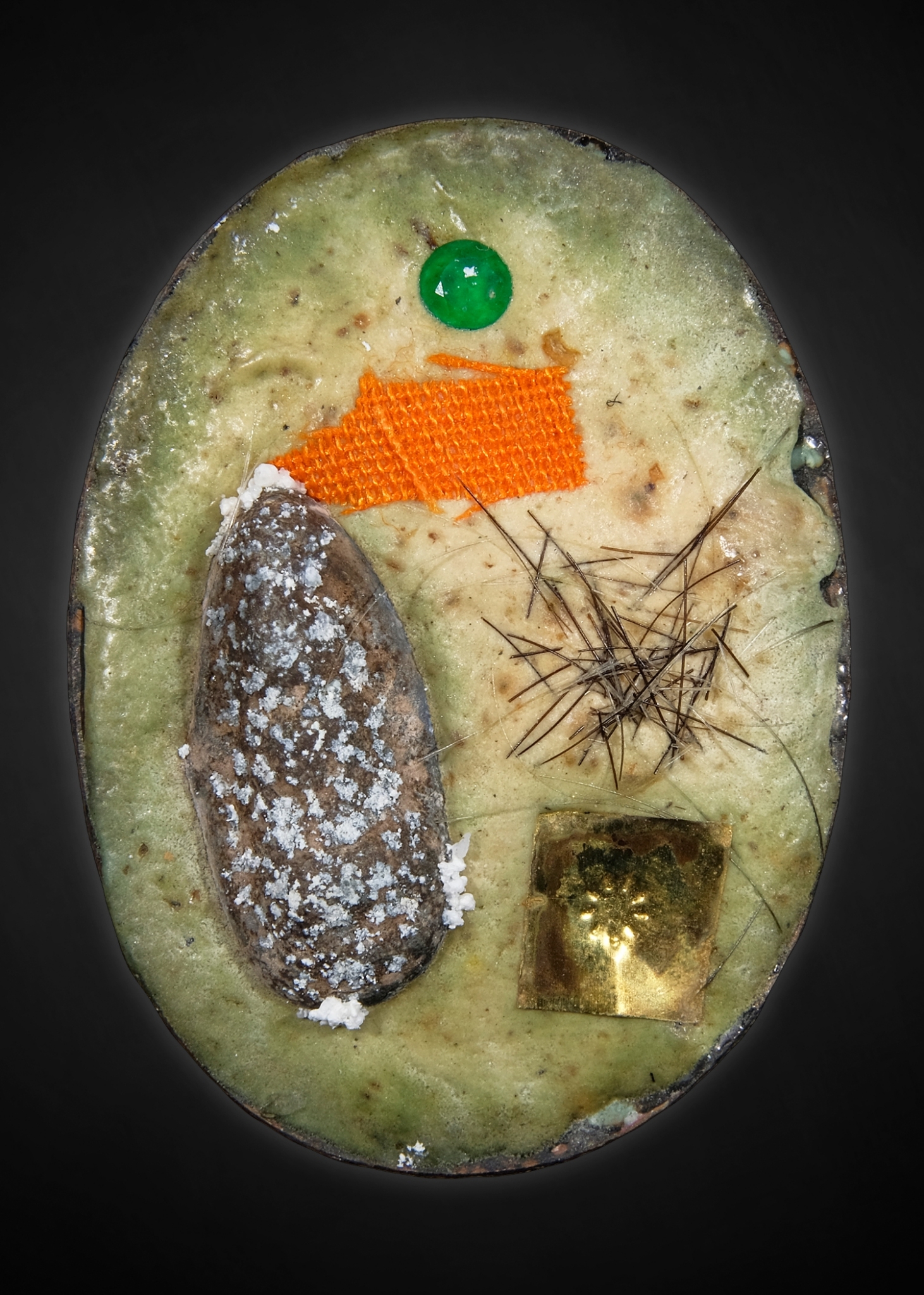 ล็อคเก็ต กวักลาภ ฉากฟ้า หลวงปู่จันทร์ วัดซับน้อย เพชรบูรณ์