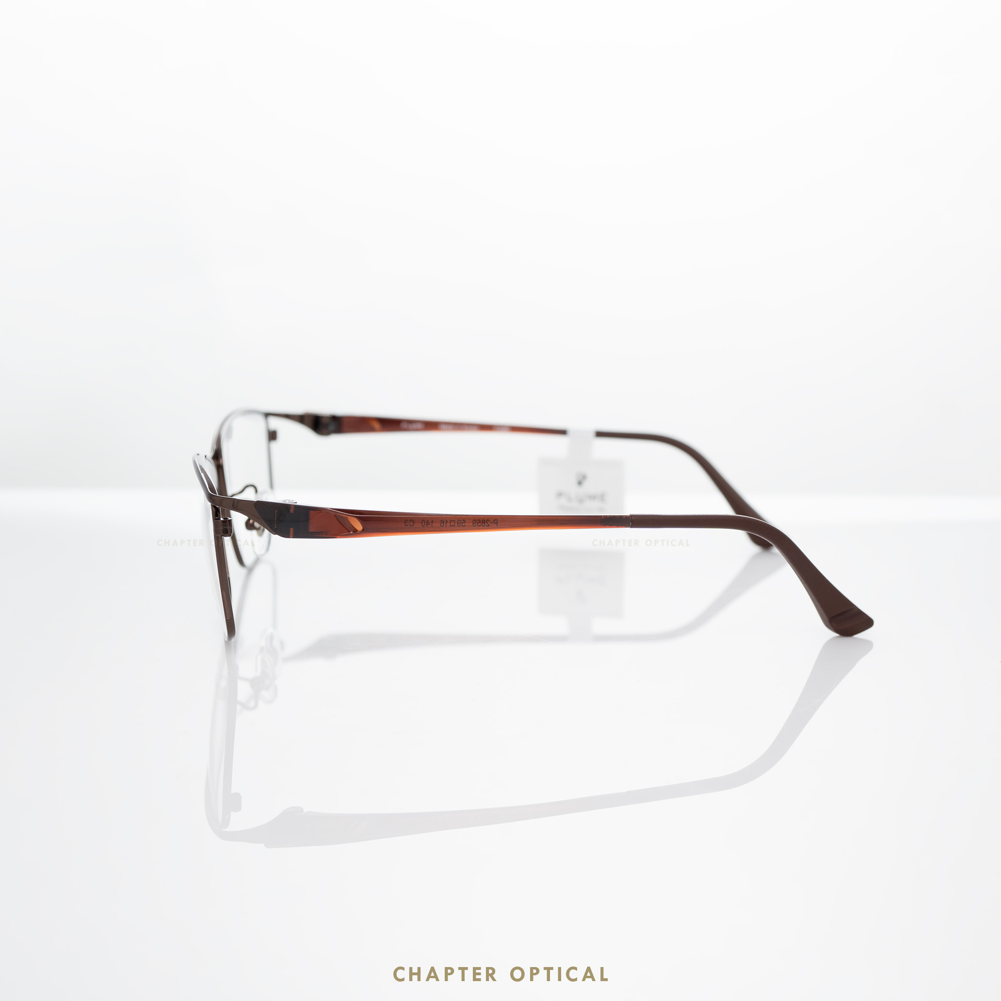 กรอบแว่นตาแบรนด์ PLUME รุ่น P-2859-C3 แบรนด์เกาหลีใต้แท้ สินค้านำเข้า