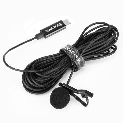 Saramonic LavMicro U3B 6m Lavalier Microphone with Detachable Lightning Connector for Type C