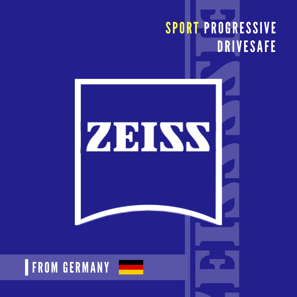ZEISS PROGRESSIVE DRIVESAFE Sport / Polarized เลนส์โปรเกรสซีฟไซส์ คมชัดทุกระยะ ขับขี่มั่นใจ ตอบโจทย์กรอบกันแดด โค้งได้อย่างอิสระ