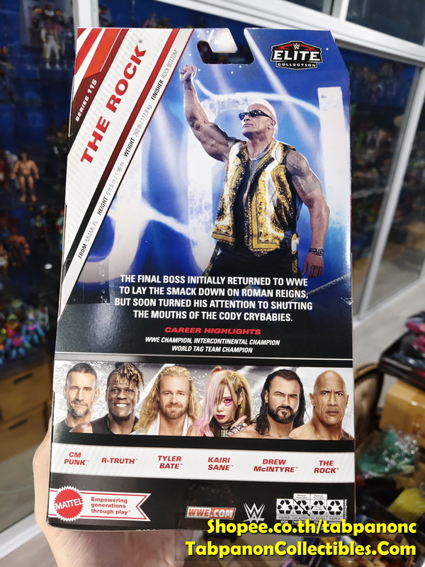 [2025.03] WWE Elite 115 The Rock Action Figure