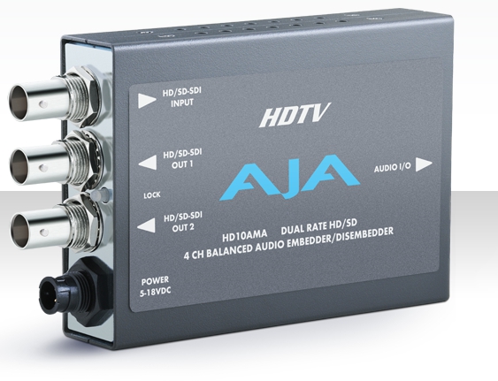 AJA HD10AMA Analog Audio Embed/Disembed