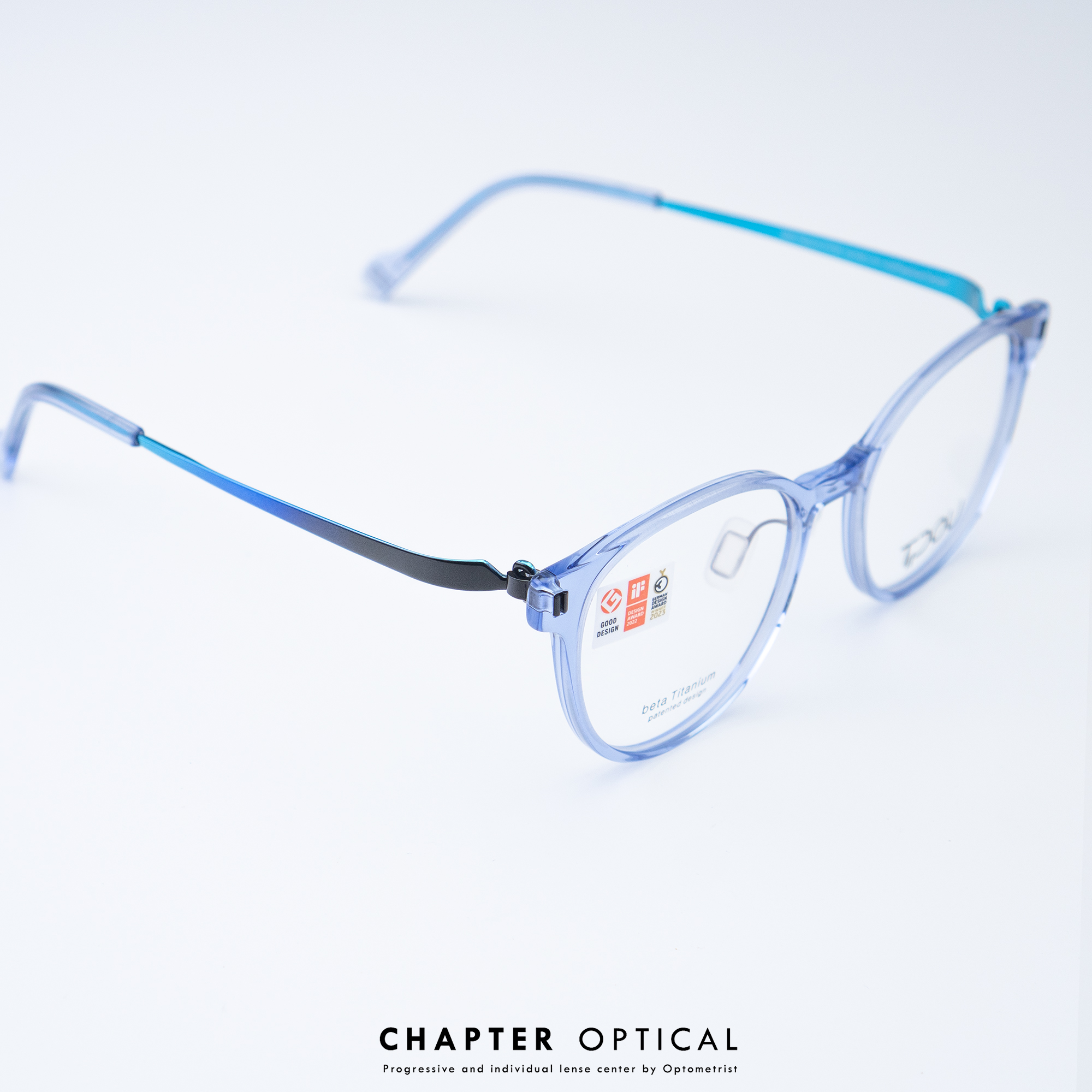 กรอบแว่น TiDOU | รุ่น TP22 รหัสสี 04 ไทเทเนี่ยมญี่ปุ่น แว่นไร้สกู Screwless น้ำหนักเบา