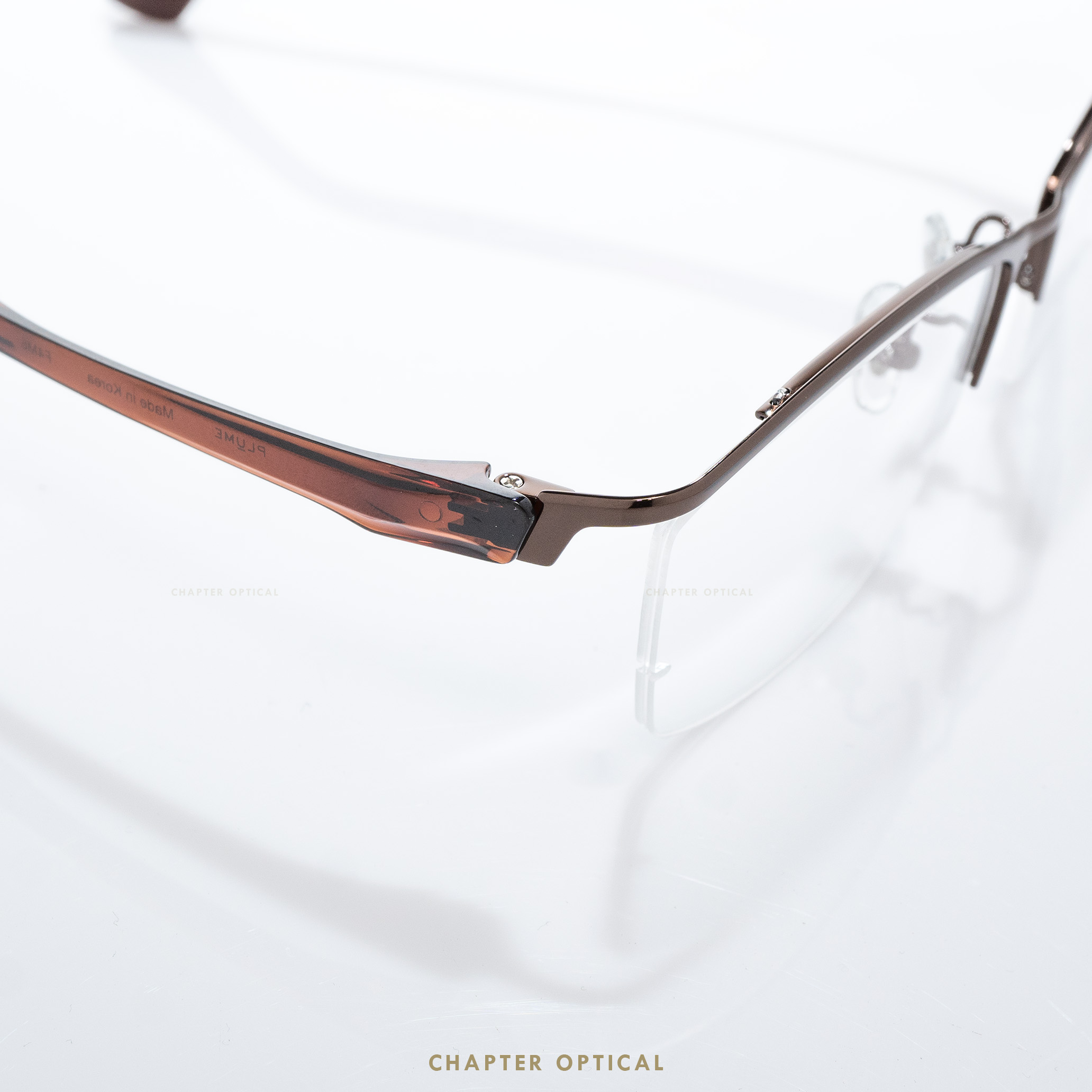 กรอบแว่นตาแบรนด์ PLUME รุ่น P-2769-C3 แบรนด์เกาหลีใต้แท้ สินค้านำเข้า